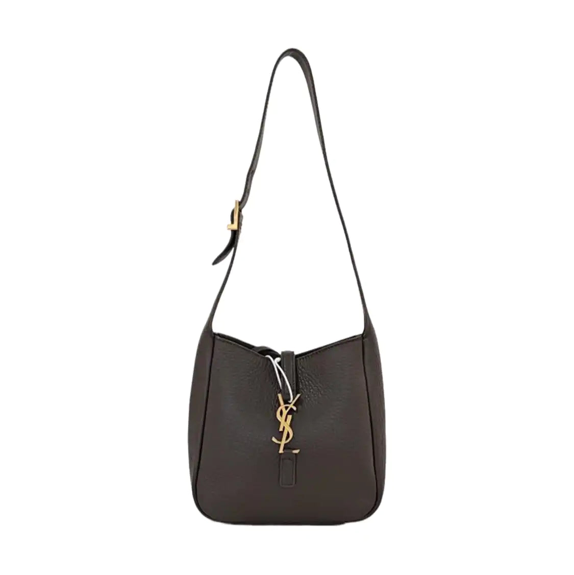 YSL LE 5 À 7 Taupe Leather Single Shoulder Bag Tote with Gold Hardware-(SKU)-954325802