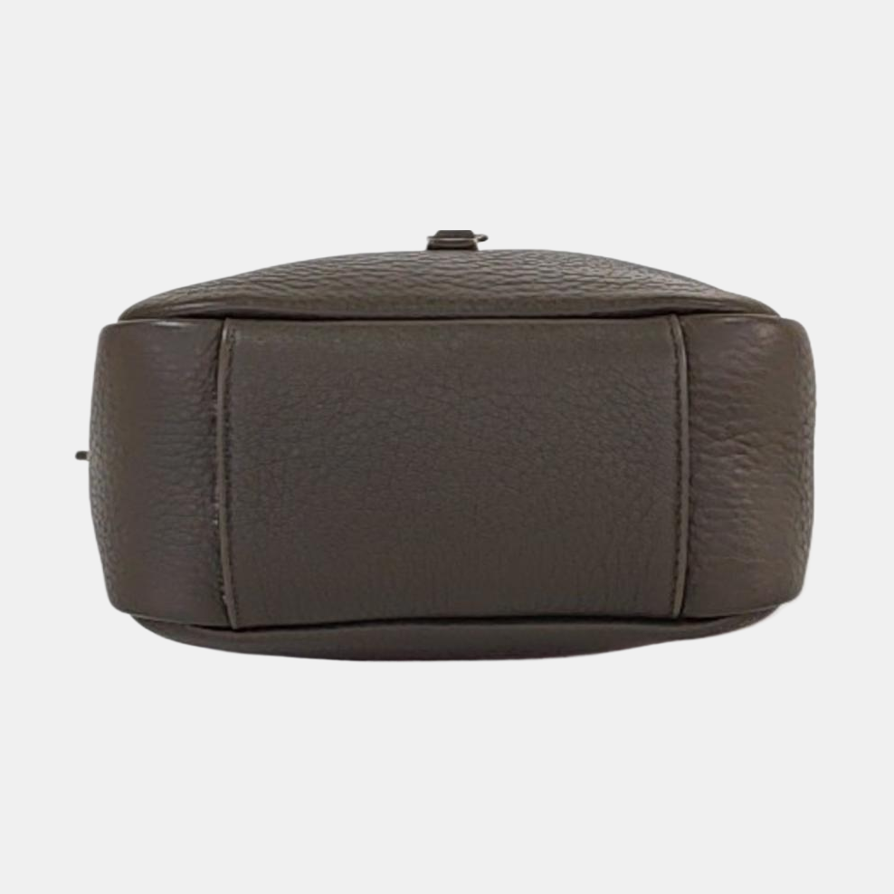 YSL LE 5 À 7 Taupe Leather Single Shoulder Bag Tote with Gold Hardware-(SKU)-954325802