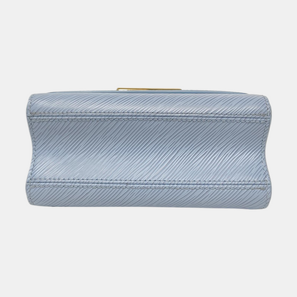 LOUIS VUITTON TWIST Small Blue EPI Leather Wave Crossbody Shoulder Bag with Gold Hardware and 2 Removable Shoulder Straps-(SKU)-964122708