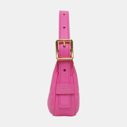 LOUIS VUITTON MOON Mini Pink Calfskin Monogram Damier Embossed Tote Bag, Golden Hardware-(SKU)-964574611