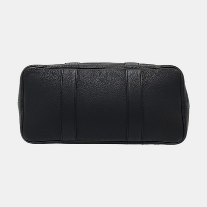 HERMÈS Garden Party 36 Black Negonda Small Bull Leather Tote Handbag with Silver Hardware-(SKU)-965690824