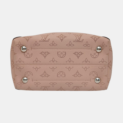 LOUIS VUITTON HINA Small Light Pink Leather Monogram Single Shoulder Bag with Detachable Strap-(SKU)-965813854