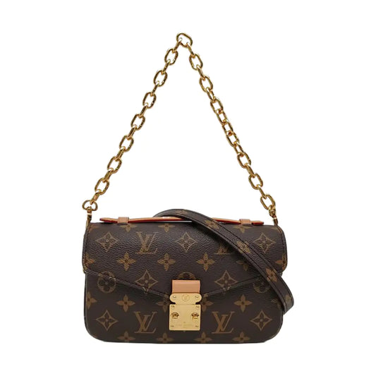 LOUIS VUITTON MÉTIS EAST WEST Monogram Brown Coated Canvas Monogram Messenger Bag Shoulder Bag Golden Hardware 2 Removable Straps-(SKU)-965981678