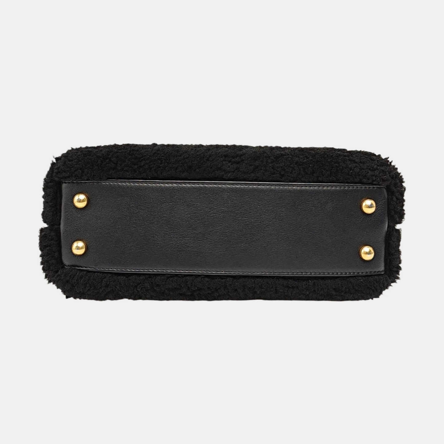 CHANEL COCO HANDLE Small Size Black Wool Calfskin Shoulder Bag, Handbag, Crossbody Bag with Detachable Strap-(SKU)-966024860