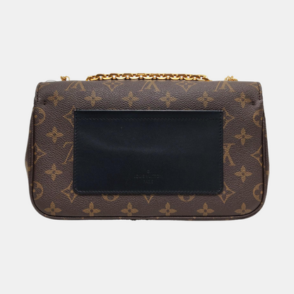 LOUIS VUITTON MARCEAU Brown Coated Canvas Monogram Single Shoulder Bag Crossbody Bag Gold Hardware-(SKU)-966233231