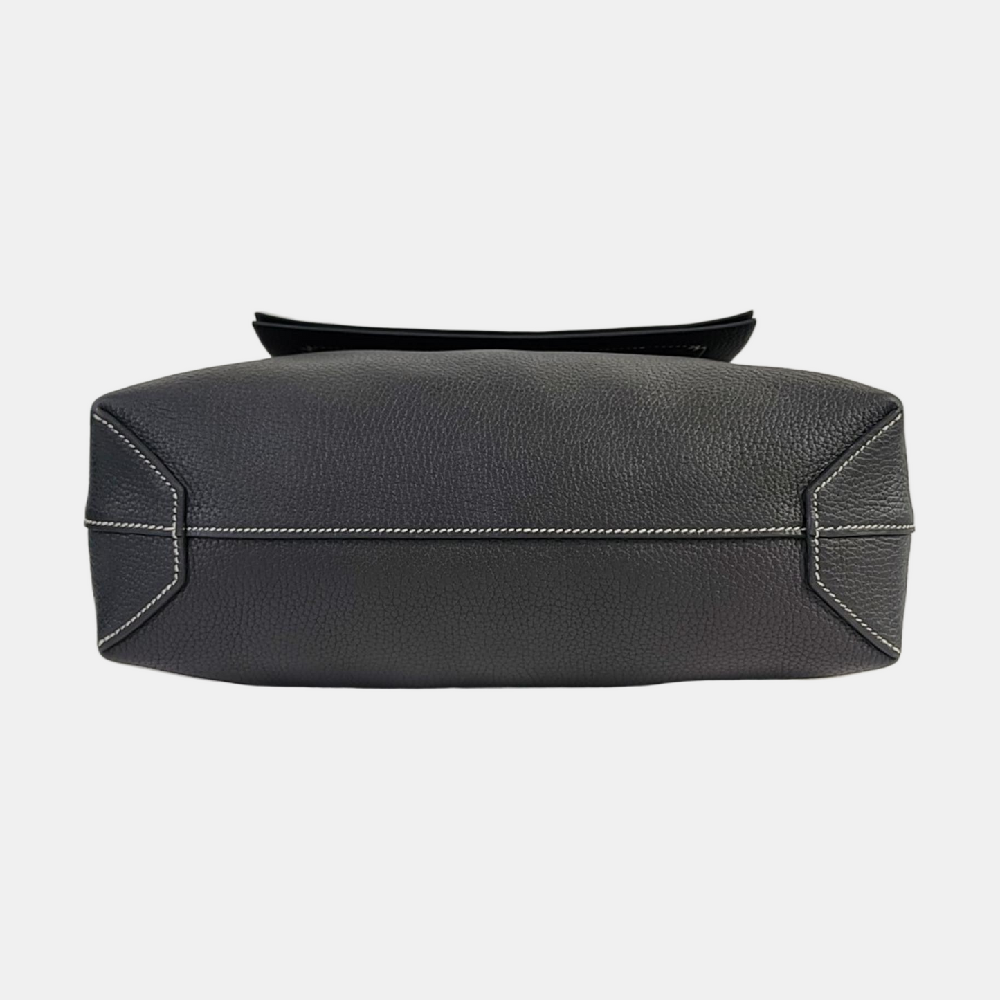 HERMÈS Cabasellier Black Clemence Leather Single Shoulder Bag Z Mark-(SKU)-966768126