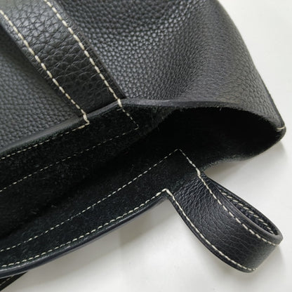 HERMÈS Cabasellier Black Clemence Leather Single Shoulder Bag Z Mark-(SKU)-966768126