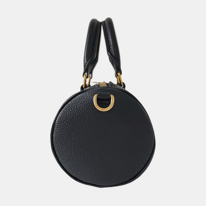 LOUIS VUITTON PAPILLON BB Black Calfskin Monogram Papillon Crossbody Shoulder Bag Handbag with Removable Strap Gold Hardware Detachable Pouch-(SKU)-966336754