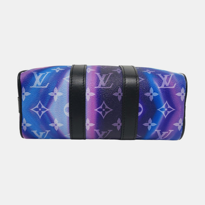 LOUIS VUITTON KEEPALL Nano Multicolor Coated Canvas Monogram Vernis Boston Bag Crossbody Bag Shoulder Bag Tote Bag Adjustable Strap Silver Hardware Removable Strap-(SKU)-966562735