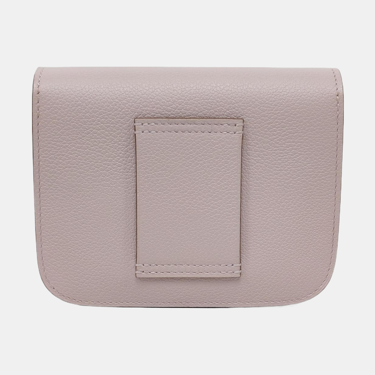 HERMÈS Constance Slim Fantasy Purple Evercolor Calfskin Card Case with Silver Hardware and B Stamp-(SKU)-966465502