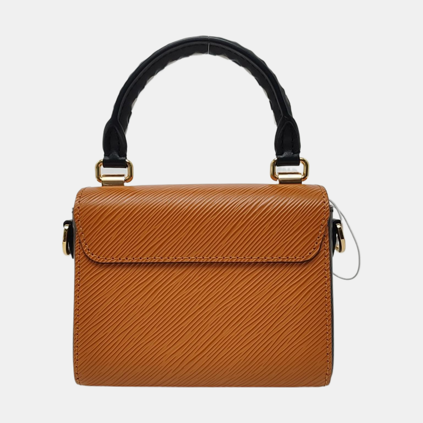 LOUIS VUITTON TWIST Mini Khaki EPI Leather Water Ripple Shoulder Bag Handbag Crossbody Bag Golden Hardware-(SKU)-966729031