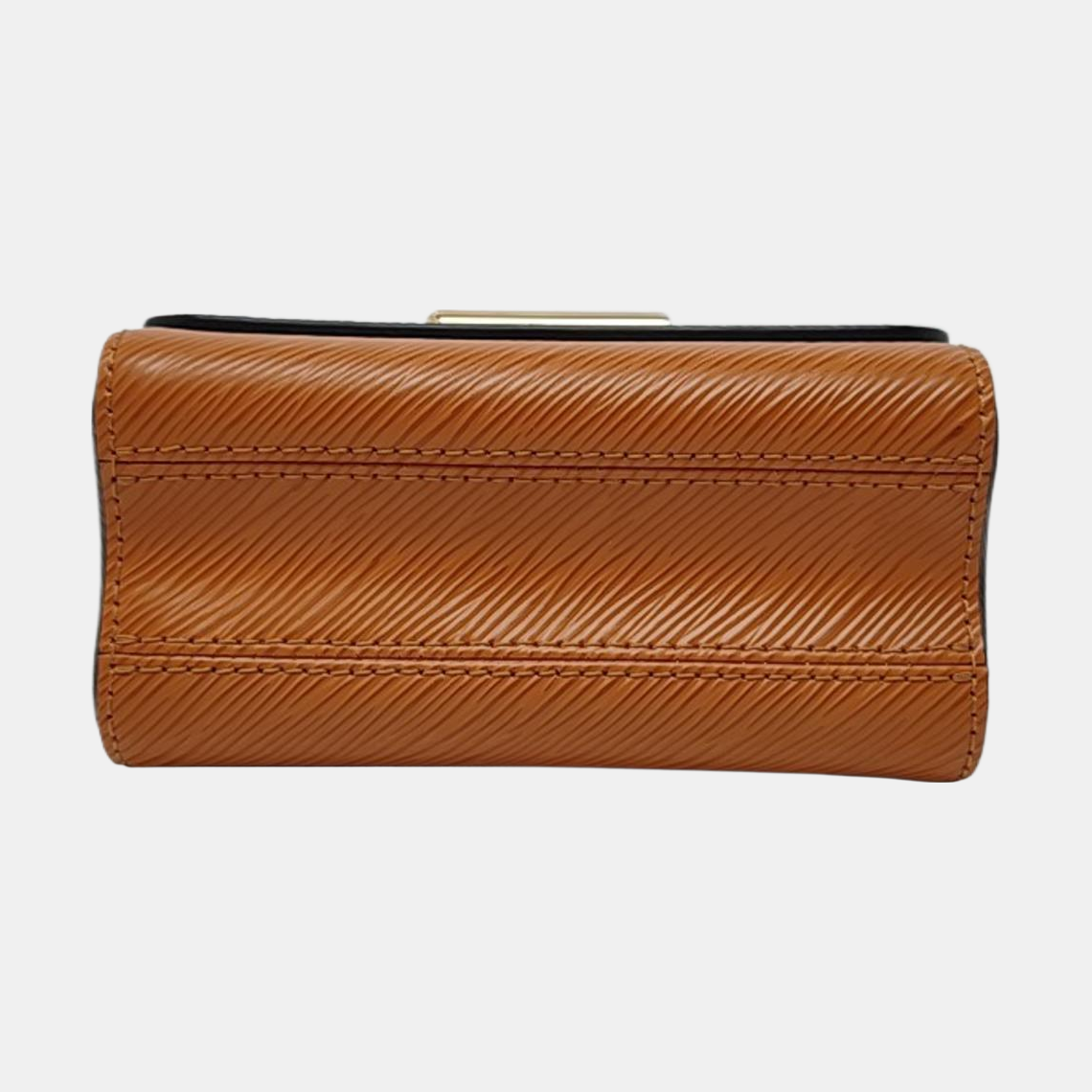 LOUIS VUITTON TWIST Mini Khaki EPI Leather Water Ripple Shoulder Bag Handbag Crossbody Bag Golden Hardware-(SKU)-966729031