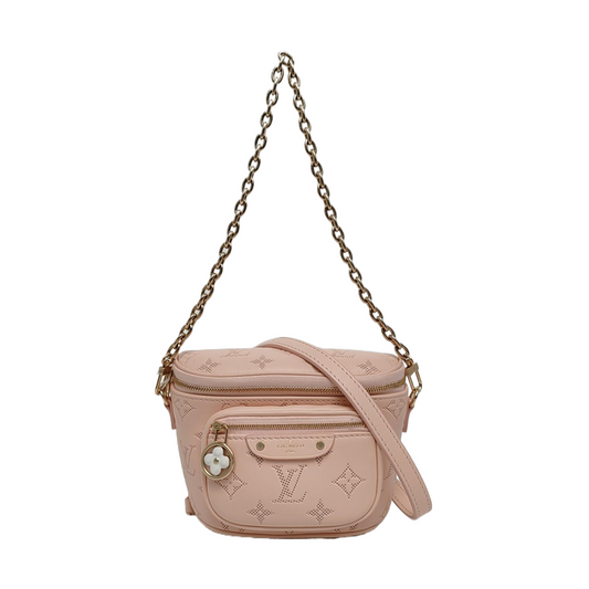 LOUIS VUITTON GRADIENT Mini Pink Calfskin Monogram Single Shoulder Bag Handbag Detachable Strap-(SKU)-966891620