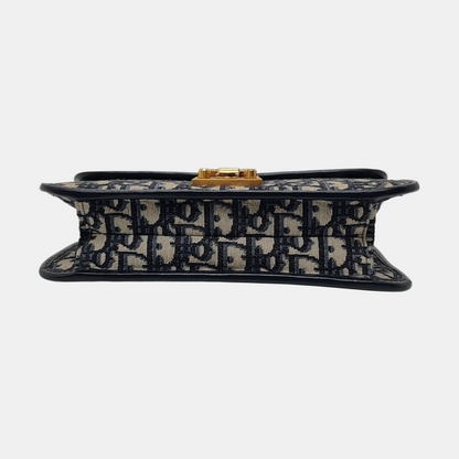 DIOR Dioraddict Beige Canvas Monogram Embossed Shoulder Bag Tote Crossbody Bag Gold Ruthenium Hardware Removable Strap-(SKU)-967071539