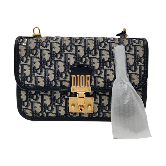 DIOR Dioraddict Beige Canvas Monogram Embossed Shoulder Bag Tote Crossbody Bag Gold Ruthenium Hardware Removable Strap-(SKU)-967071539