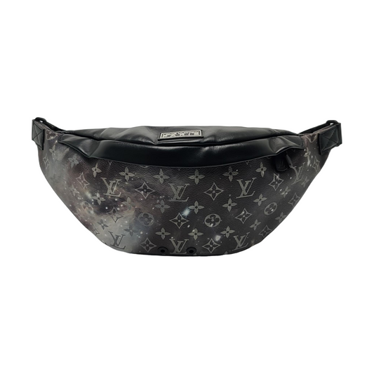 LOUIS VUITTON DISCOVERY Multicolor Coated Canvas Monogram Vernis Fanny Pack, Crossbody, and Chest Bag with Silver Hardware-(SKU)-967065104