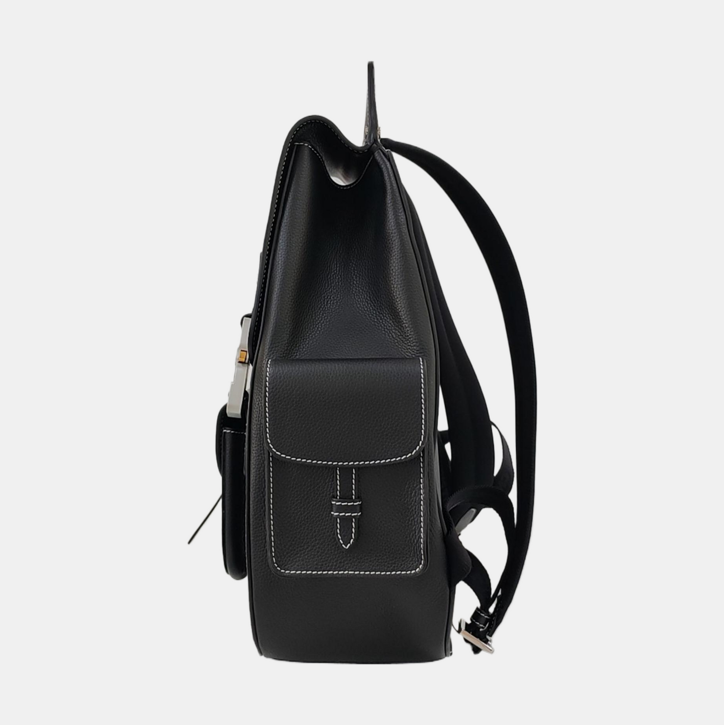 DIOR Gallop Large Black Cowhide Backpack-(SKU)-967207446