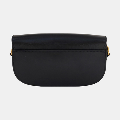 DIOR Bobby Black Calfskin Shoulder Bag Handbag Crossbody Bag Golden Hardware Detachable Shoulder Strap-(SKU)-967737667
