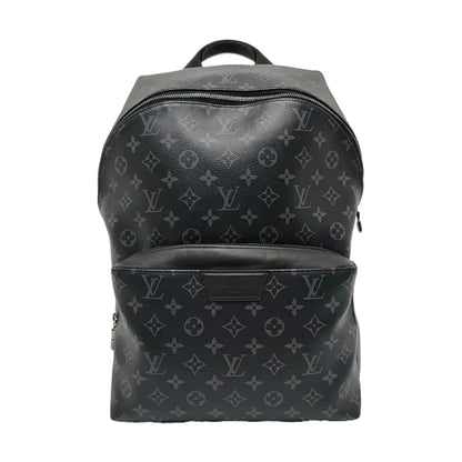 LOUIS VUITTON DISCOVERY Small Black Coated Canvas Monogram Black Samurai Backpack Tote Bag with Silver Hardware-(SKU)-967721864