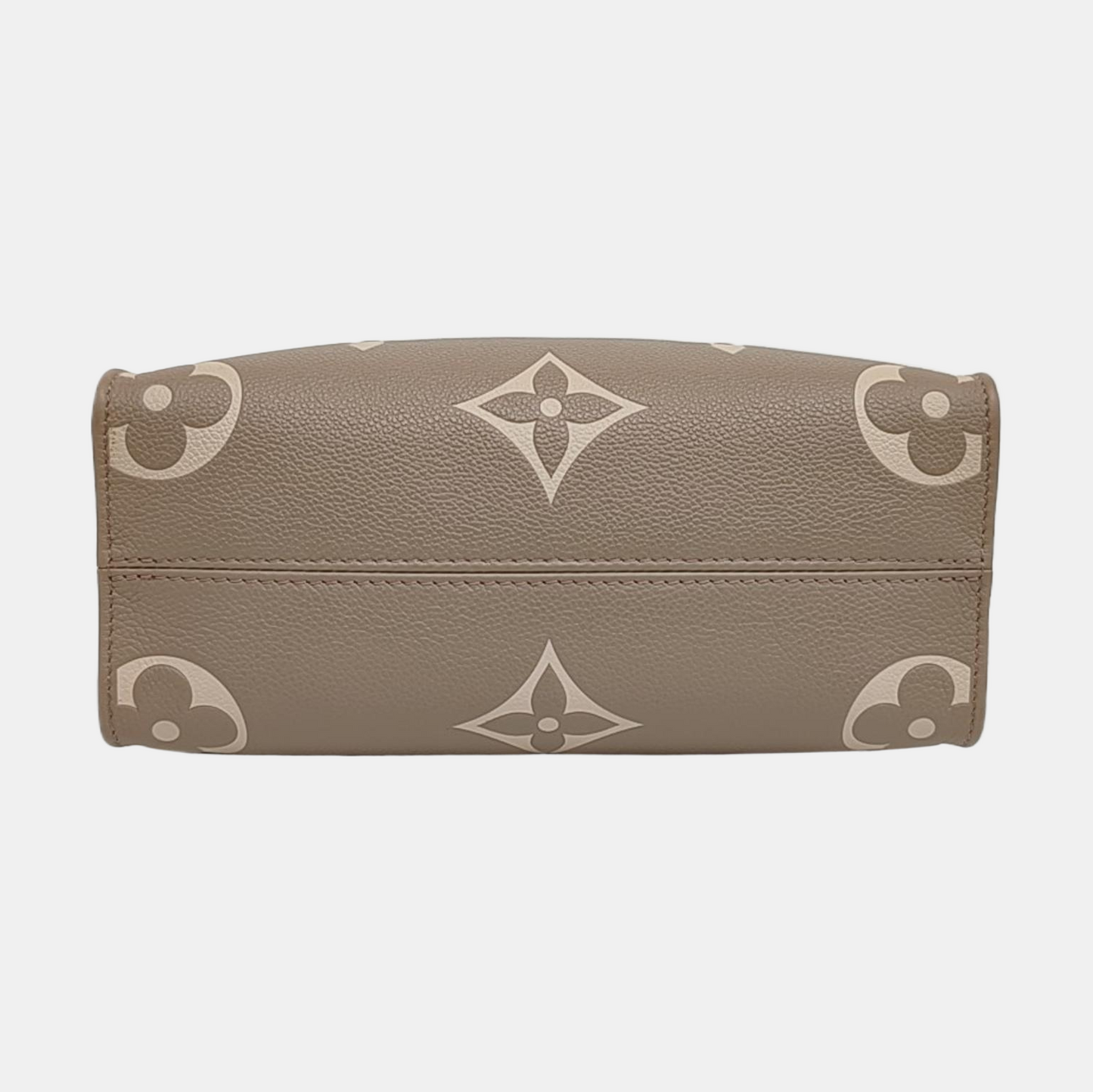 LOUIS VUITTON ONTHEGO Small Grey Calfskin Monogram Jungle Bag Single Shoulder Bag Handbag Detachable Strap-(SKU)-967952664