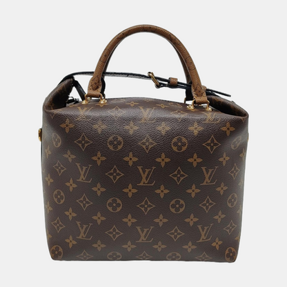 LOUIS VUITTON CRUISER Small Brown Coated Canvas Monogram Shoulder Bag Tote Crossbody Bag Detachable Strap-(SKU)-967985404