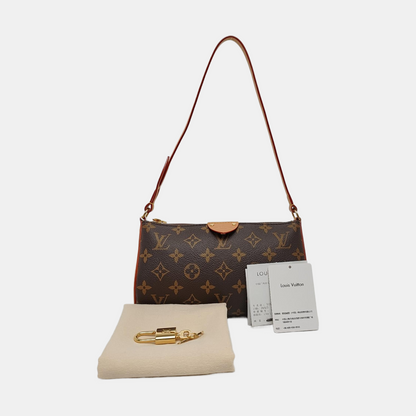 LOUIS VUITTON MULTI Brown Coated Canvas Monogram Shoulder Bag with Gold Hardware-(SKU)-968392835