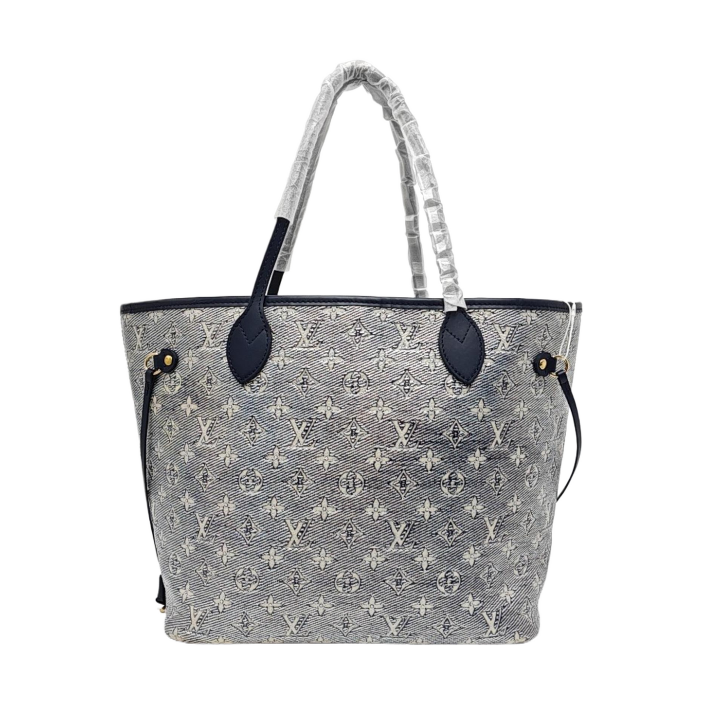 LOUIS VUITTON NEVERFULL Medium Multicolor Canvas Monogram Jacquard Shopping Tote Shoulder Bag Tote Bag Gold Hardware Pockets-(SKU)-968118019