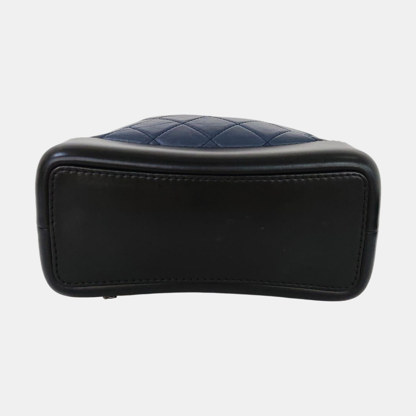 CHANEL GABRIELLE Small Dark Blue Calfskin Quilted Bag Backpack with Mixed Hardware 26 Compartments-(SKU)-968115446