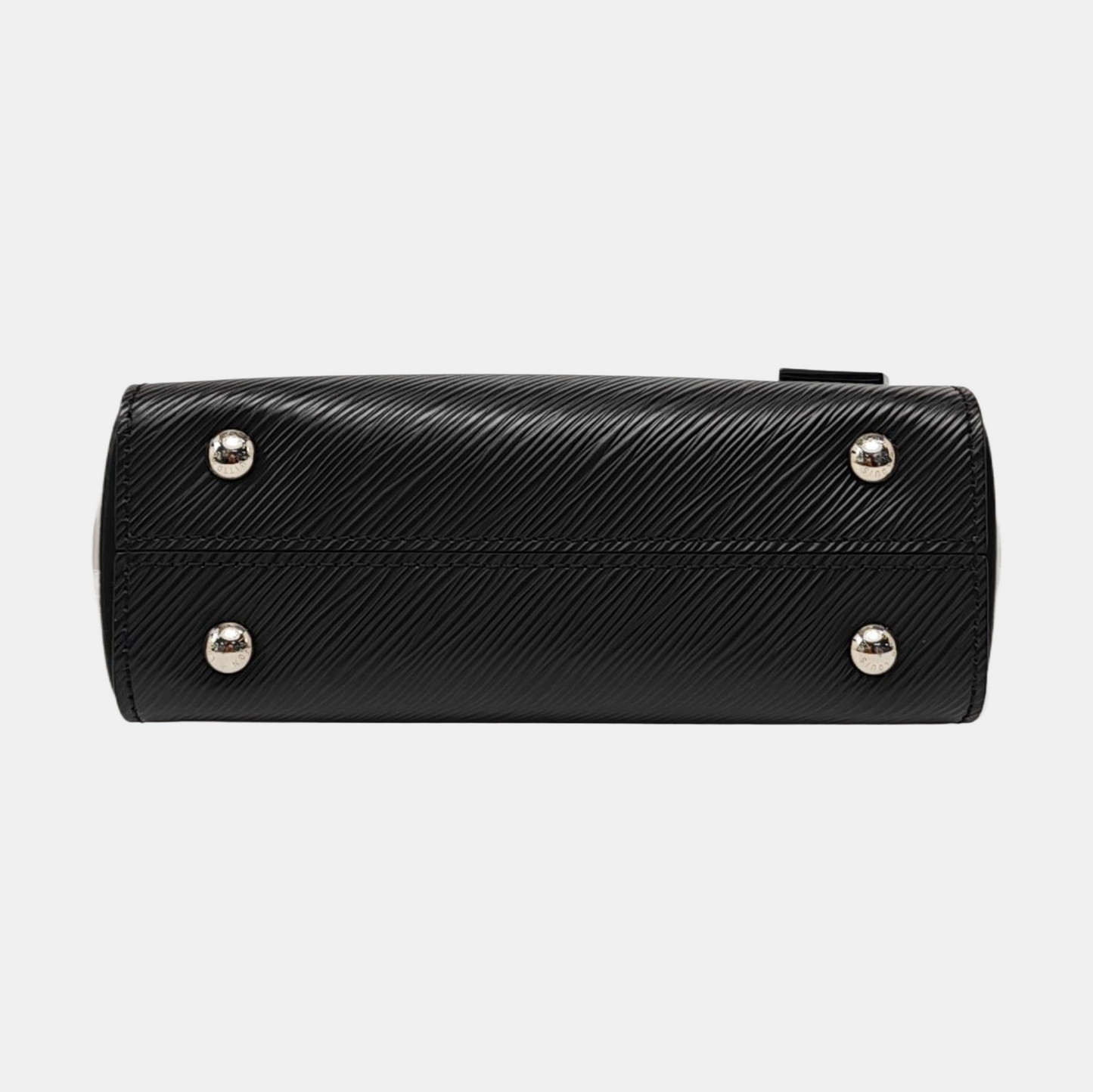 LOUIS VUITTON CLUNY Mini Black EPI Leather Wave Pattern Cluny Shoulder Bag Crossbody Handbag with Silver Hardware and Removable Strap-(SKU)-968561180