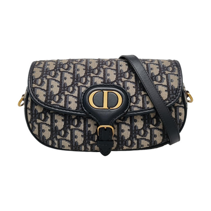 DIOR Bobby East-West Beige Canvas Monogram Embossed Shoulder Bag Crossbody Bag with Detachable Strap-(SKU)-968716011