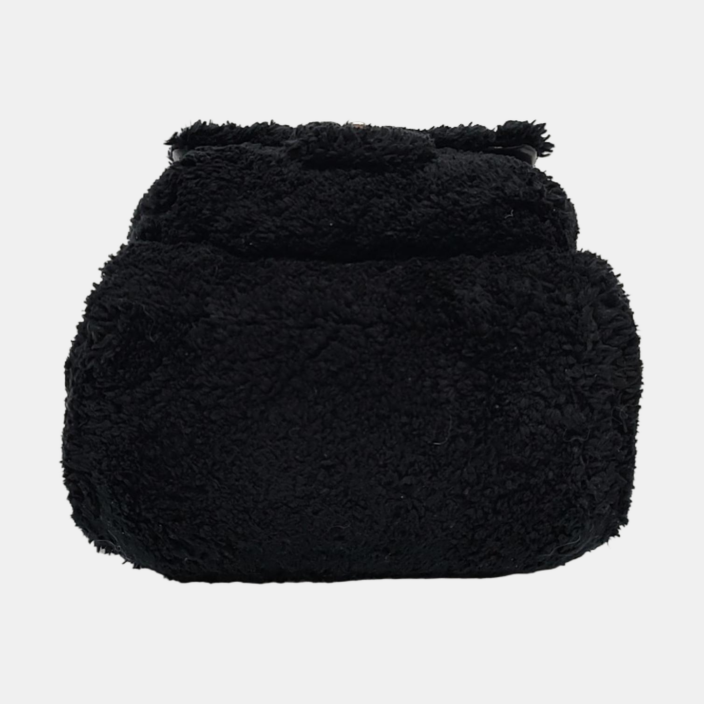 CHANEL CC POCKET Mini Black Fabric Backpack with Silver Hardware, 27 Clasps-(SKU)-968651019