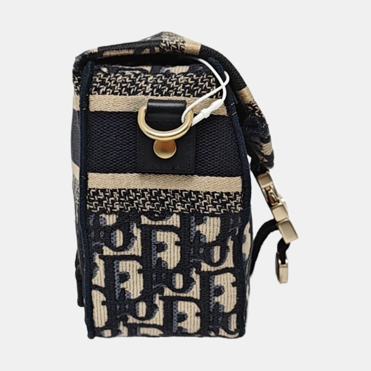 DIOR Diorcamp small size deep blue canvas with Monogram embossed pattern shoulder bag, crossbody bag, handbag with gold hardware and detachable strap-(SKU)-968753549