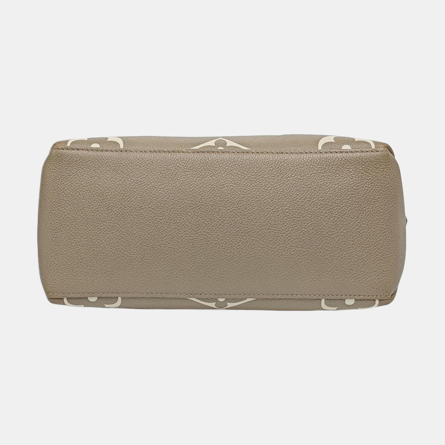 LOUIS VUITTON PALAIS Small Elephant Grey Leather Monogram Damier Ebene Shoulder Bag Tote Bag Crossbody Golden Hardware Removable Shoulder Strap-(SKU)-968594862