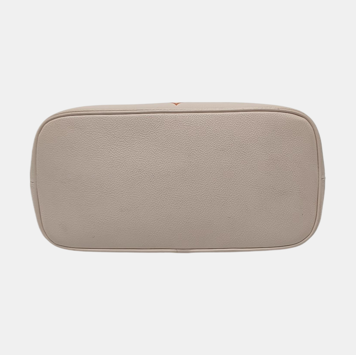 LOUIS VUITTON NEVERFULL Medium Beige Leather Monogram Tote Shoulder Bag with Shoulder Strap, Gold Hardware-(SKU)-968750223