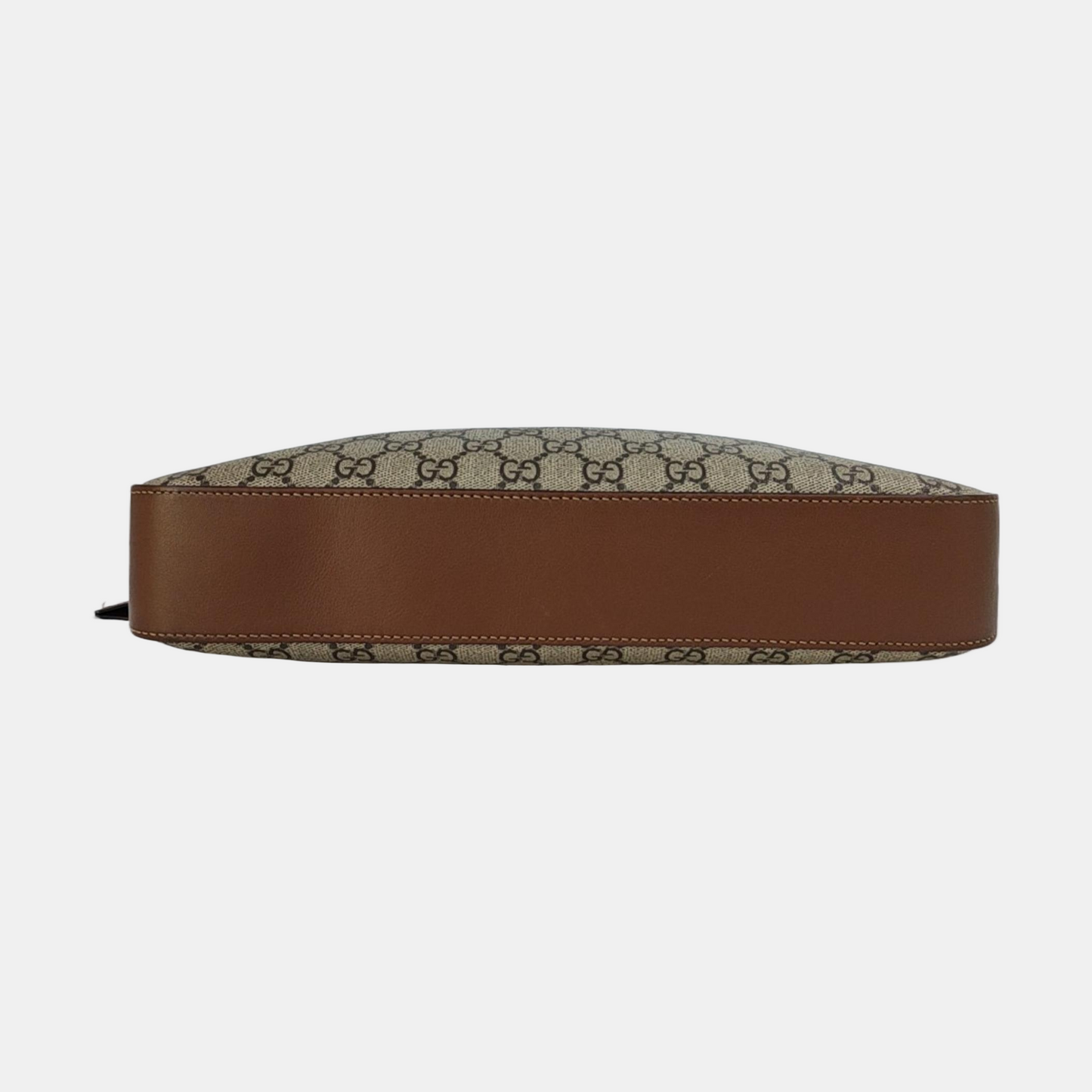 GUCCI Padlock Medium Brown Coated Canvas Monogram Shoulder Bag Handbag Golden Hardware-(SKU)-969086210