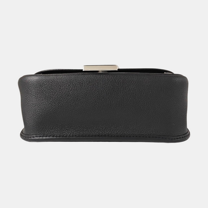 LOUIS VUITTON BUCI Black EPI Leather Water Ripple Shoulder Bag Crossbody Bag with Detachable Strap-(SKU)-956131000