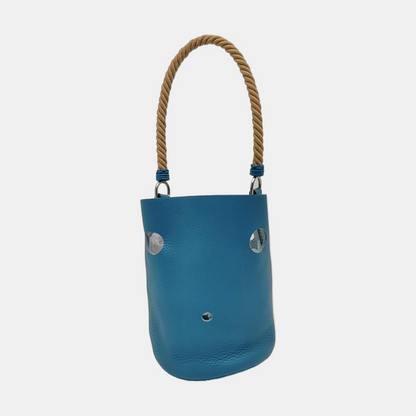 HERMÈS Mongeoire Tanzanian Blue Clemence Leather Crossbody Shoulder Bag Handbag Hardware 🄺-(SKU)-969328641