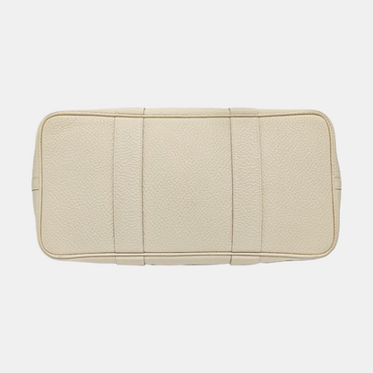 HERMÈS Garden Party 36 Linen Blue Canvas Garden Bag Handbag Silver Hardware X-(SKU)-968910580