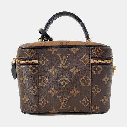 LOUIS VUITTON NICE Small Brown Coated Canvas Vintage Shoulder Bag Tote Bag Crossbody Bag Gold Hardware Removable Strap-(SKU)-969536656