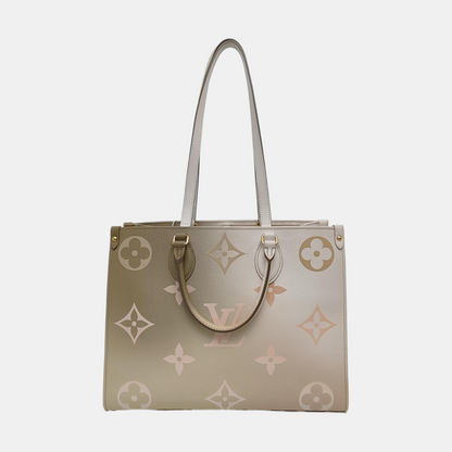 LOUIS VUITTON ONTHEGO Medium Multicolor Coated Canvas Monogram Jungle Bag Shoulder Bag Handbag Gold Hardware-(SKU)-969446972