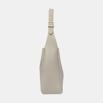 YSL LE 5 À 7 Small White Calfskin Shoulder Bag Golden Hardware-(SKU)-969959729