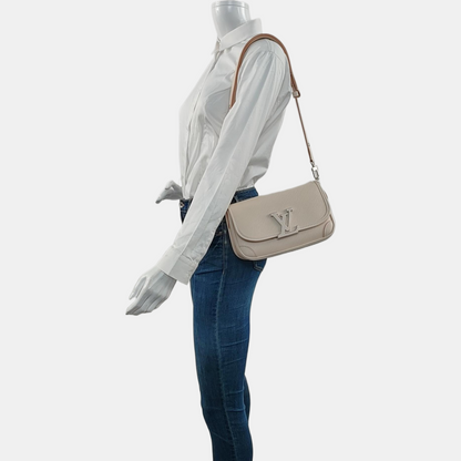 LOUIS VUITTON BUCI Beige EPI Leather Water Ripple Shoulder Bag Crossbody Bag with Detachable Strap-(SKU)-969826466