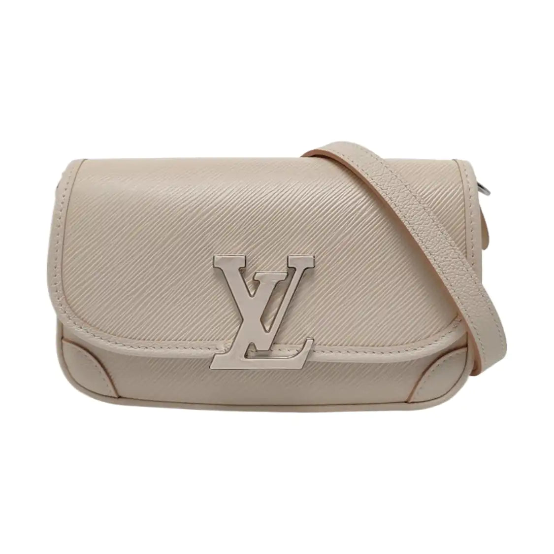 LOUIS VUITTON BUCI Beige EPI Leather Water Ripple Shoulder Bag Crossbody Bag with Detachable Strap-(SKU)-969826466