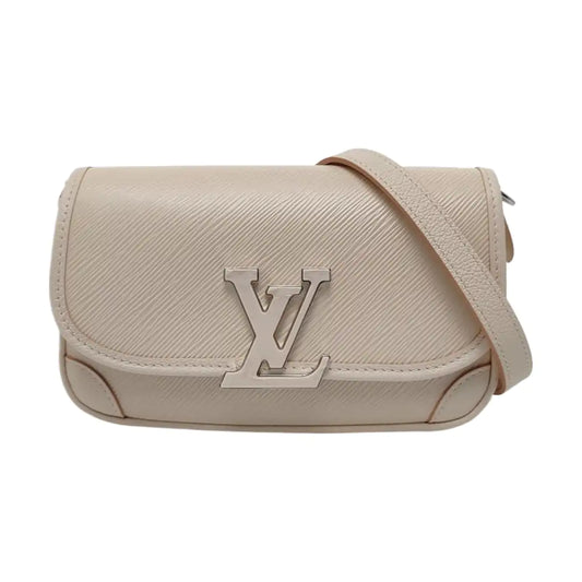 LOUIS VUITTON BUCI Beige EPI Leather Water Ripple Shoulder Bag Crossbody Bag with Detachable Strap-(SKU)-969826466