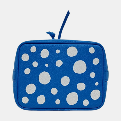 LOUIS VUITTON NOÉ Blue Leather Monogram Damier Embossed Shoulder Bag Crossbody with Detachable Strap-(SKU)-969772208