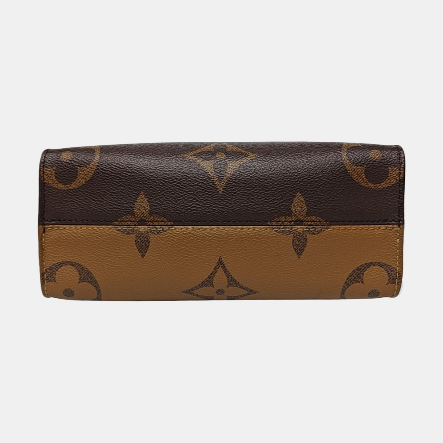 LOUIS VUITTON ONTHEGO Small Monogram Brown Coated Canvas Flower Print Jungle Bag Shoulder Bag Crossbody Bag Golden Hardware Removable Strap-(SKU)-964869214
