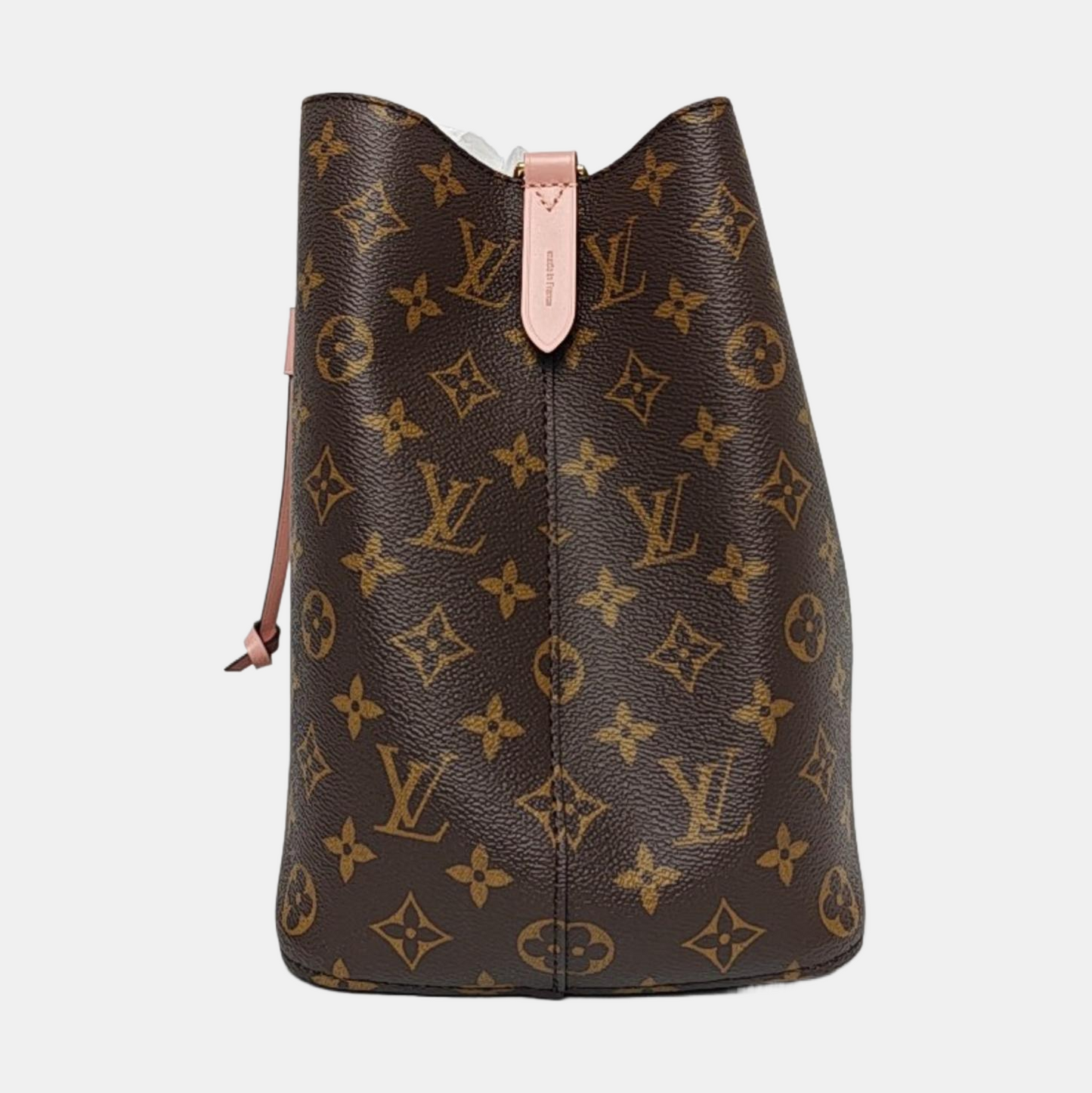 LOUIS VUITTON NÉONOÉ Medium Brown Coated Canvas Monogram Vernis Bucket Bag Shoulder Bag Crossbody Handbag with Gold Hardware and Removable Strap-(SKU)-970443663