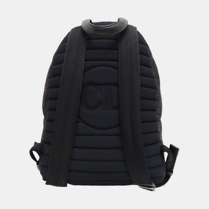 DIOR Rider Black Canvas Monogram Jacquard Backpack with Silver Hardware-(SKU)-970762004