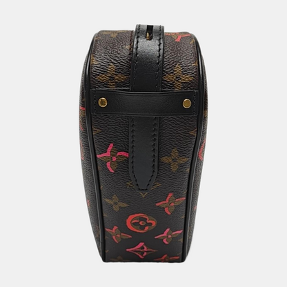 LOUIS VUITTON GAME ON Brown Coated Canvas Monogram Single Shoulder Bag Tote Bag Crossbody Bag Golden Hardware-(SKU)-970765568