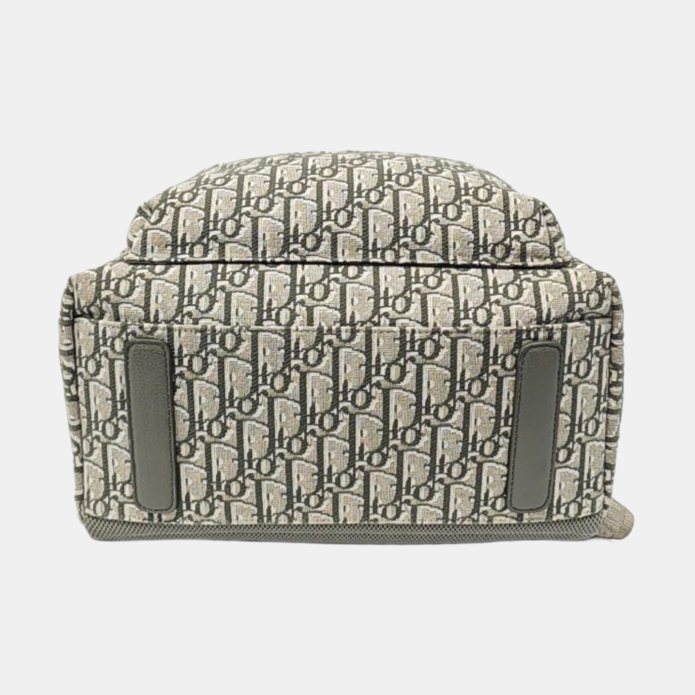 DIOR Rider Beige Canvas Monogram Jacquard Backpack with Silver Hardware-(SKU)-971045126